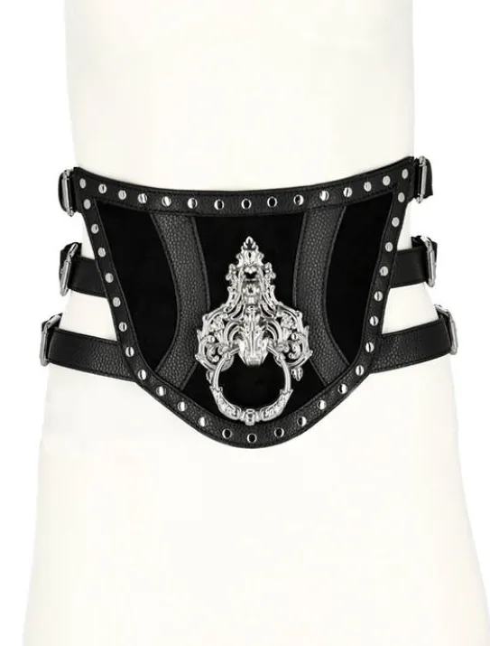 Gotycki Pasek na Talię KNOCKER WAIST BELT-Restyle Discount