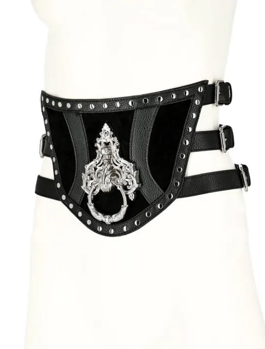 Gotycki Pasek na Talię KNOCKER WAIST BELT-Restyle Discount