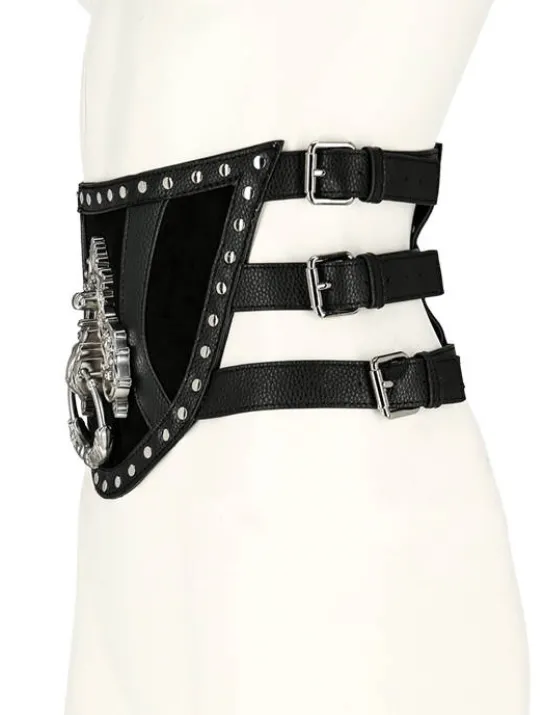 Gotycki Pasek na Talię KNOCKER WAIST BELT-Restyle Discount