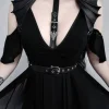 Gotycki Pasek, uprząż, skrzydła nietoperza "BAT WINGS HARNESS BELT"-Restyle Sale