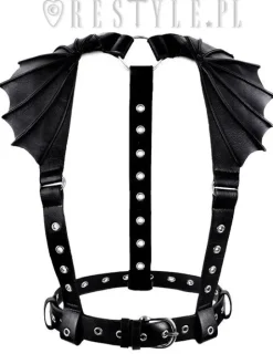 Gotycki Pasek, uprząż, skrzydła nietoperza "BAT WINGS HARNESS BELT"-Restyle Sale