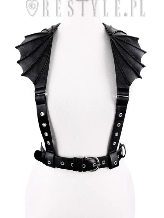 Gotycki Pasek, uprząż, skrzydła nietoperza "BAT WINGS HARNESS BELT"-Restyle Sale