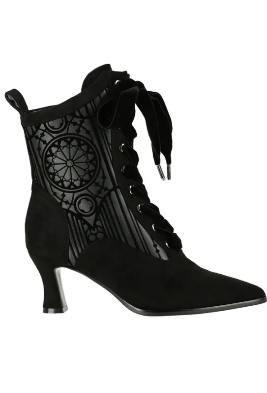 Gotyckie Trzewiki SANCTORIUM Katedralne, sznurowane buty-Restyle Sale