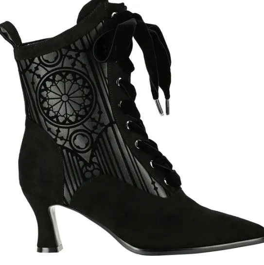 Gotyckie Trzewiki SANCTORIUM Katedralne, sznurowane buty-Restyle Sale