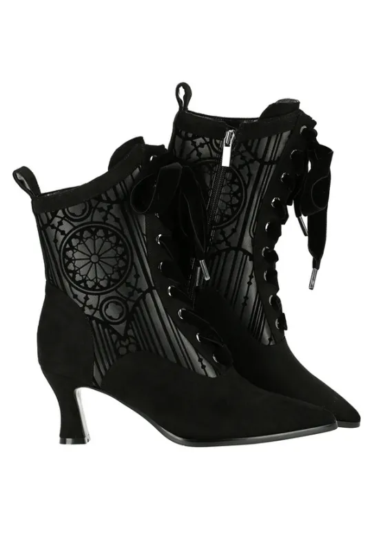 Gotyckie Trzewiki SANCTORIUM Katedralne, sznurowane buty-Restyle Sale