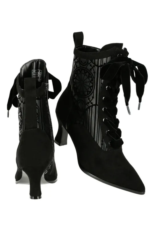 Gotyckie Trzewiki SANCTORIUM Katedralne, sznurowane buty-Restyle Sale