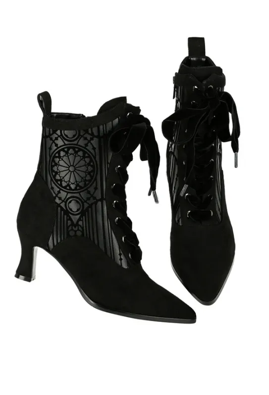 Gotyckie Trzewiki SANCTORIUM Katedralne, sznurowane buty-Restyle Sale