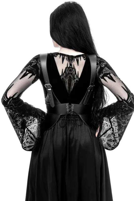 HALLOWS PEPLUM Harness Katedralny pas-Restyle Best