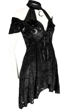 HEART OF THE MOON DRESS sukienka z obrożą i księżycem-Restyle Best