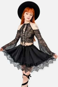LOST IN MAGIC mini spódniczka-Restyle Online