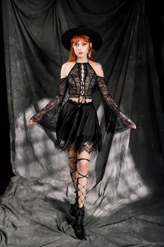 LOST IN MAGIC mini spódniczka-Restyle Online