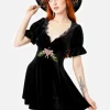 MIDNIGHT FLORA MINI SUKIENKA-Restyle Outlet
