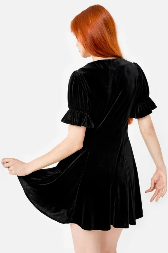 MIDNIGHT FLORA MINI SUKIENKA-Restyle Outlet