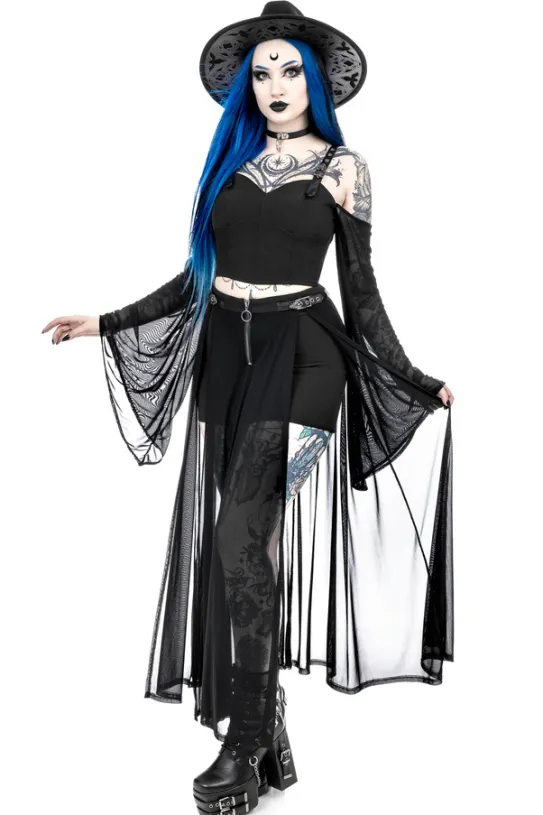 MIDNIGHT VEIL LONG SLEEVE TOP-Restyle Outlet