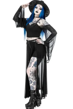 MIDNIGHT VEIL LONG SLEEVE TOP-Restyle Outlet
