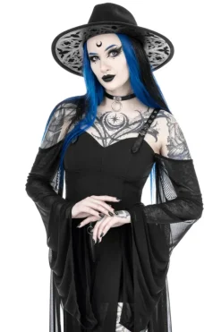 MIDNIGHT VEIL LONG SLEEVE TOP-Restyle Outlet