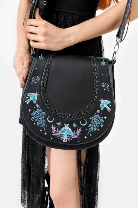 MOONGLOW torebka z haftem w kształcie podkowy-Restyle Clearance