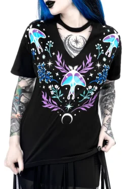 MOONGLOW T-SHIRT z chokerem-Restyle Outlet