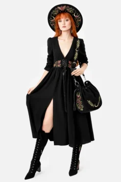 POISONED PETAL sukienka midi-Restyle Sale