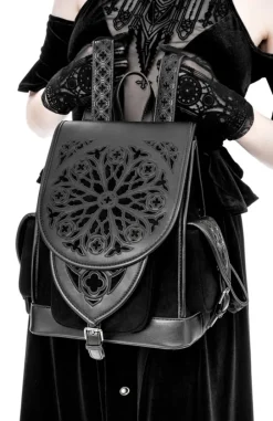Rosarium Backpack Gotycki plecak z rozetą-Restyle Online