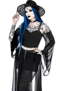 ROSARIUM LASER CUT HAT, cathedral wide brim hat-Restyle Discount