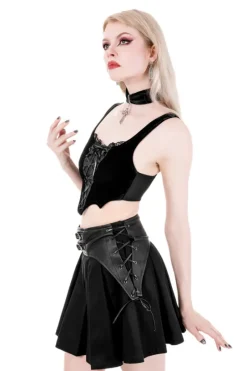 TOP BATWING LACE UP-Restyle Best