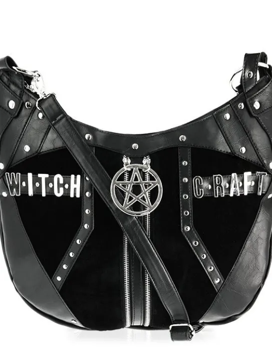 Torba worek "WITCHCRAFT HOBO BAG" torebka z pentagramem-Restyle Online