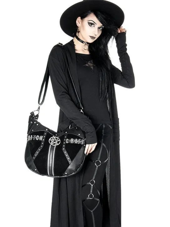 Torba worek "WITCHCRAFT HOBO BAG" torebka z pentagramem-Restyle Online