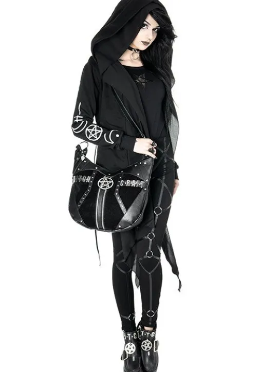 Torba worek "WITCHCRAFT HOBO BAG" torebka z pentagramem-Restyle Online