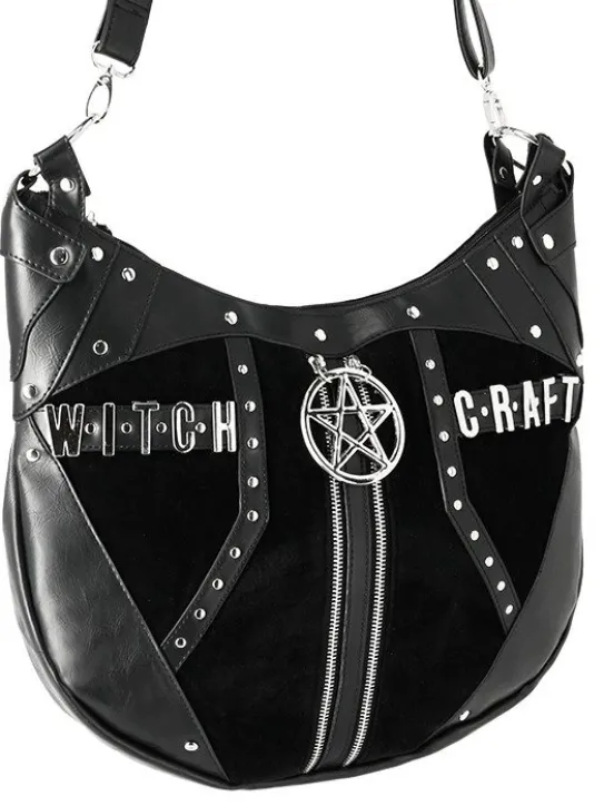 Torba worek "WITCHCRAFT HOBO BAG" torebka z pentagramem-Restyle Online
