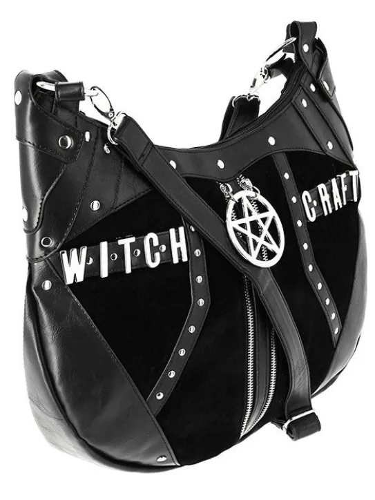 Torba worek "WITCHCRAFT HOBO BAG" torebka z pentagramem-Restyle Online