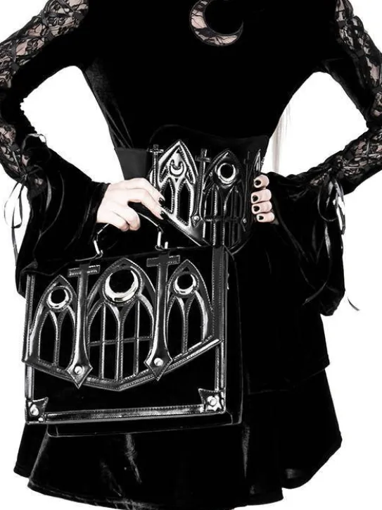 Torebka Cathedral Gotycka torba na pasku z potrójnym księżycem-Restyle Online