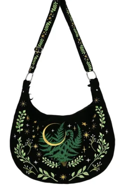 Torebka HERBAL hobo Bag Haftowana Paproć-Restyle Online