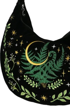 Torebka HERBAL hobo Bag Haftowana Paproć-Restyle Online
