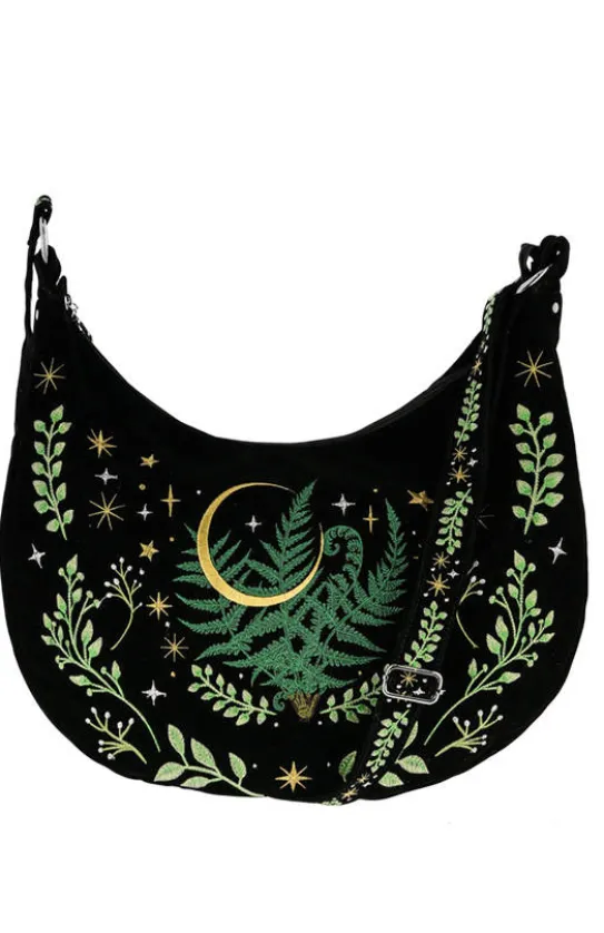 Torebka HERBAL hobo Bag Haftowana Paproć-Restyle Online