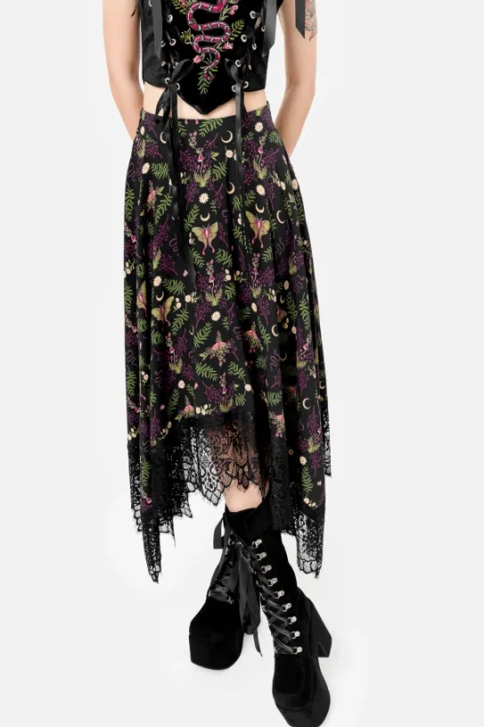 WILDERWOOD spódnica midi z wiskozy-Restyle Online