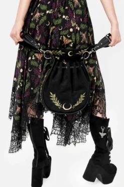 WILDERWOOD spódnica midi z wiskozy-Restyle Online
