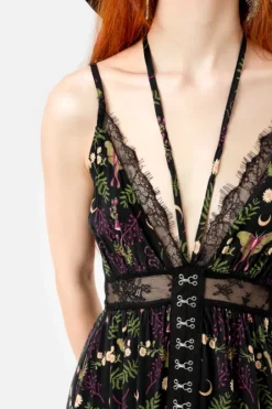 WILDERWOOD sukienka maxi z wiskozy-Restyle Best