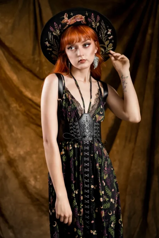 WILDERWOOD sukienka maxi z wiskozy-Restyle Best