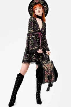 WILDERWOOD sukienka mini z wiskozy-Restyle Online