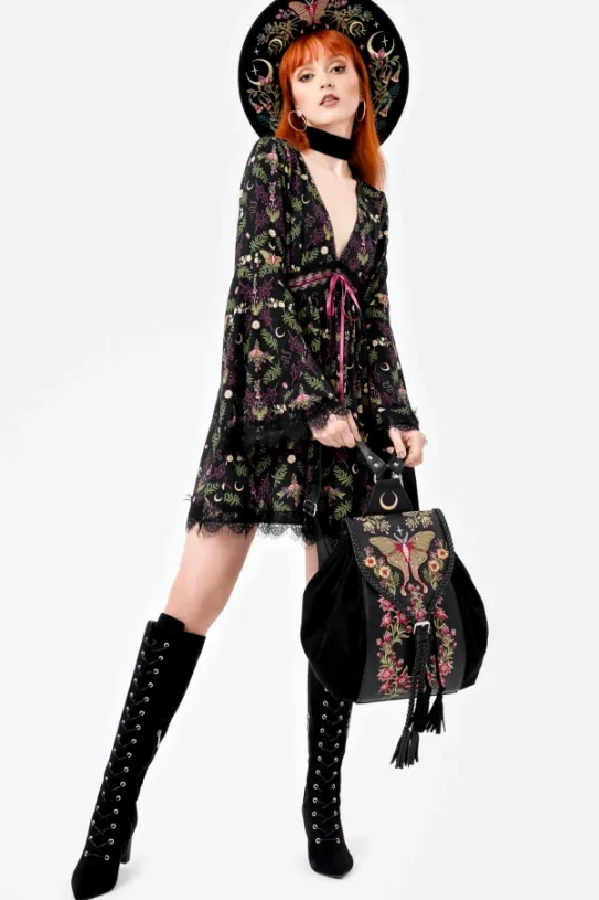 WILDERWOOD sukienka mini z wiskozy-Restyle Online