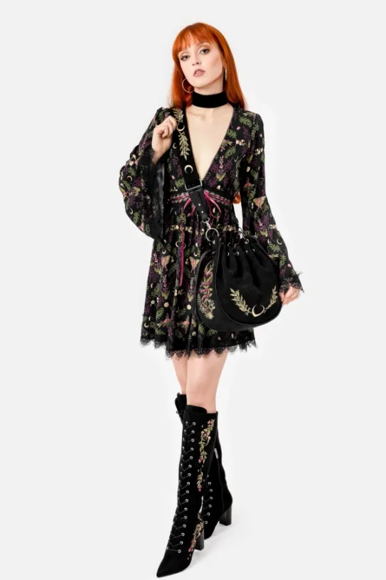 WILDERWOOD sukienka mini z wiskozy-Restyle Online