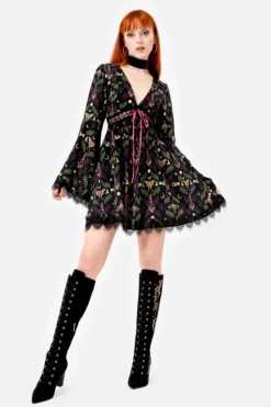 WILDERWOOD sukienka mini z wiskozy-Restyle Online