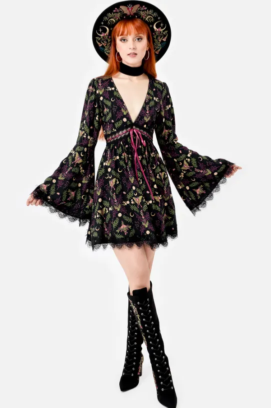 WILDERWOOD sukienka mini z wiskozy-Restyle Online