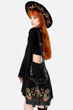WILDFLOWER kapelusz z księżycem i roślinami-Restyle Hot