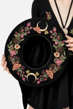 WILDFLOWER kapelusz z księżycem i roślinami-Restyle Hot