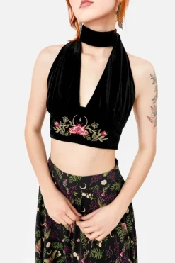 WOODLAND BLOOM WIĄZANY TOP-Restyle Outlet